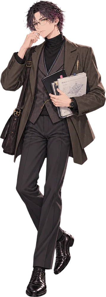 Full-length illustration of Yuuri (a fictional character)
